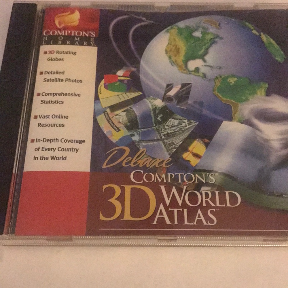 Compton's 3D World Atlas Deluxe CD